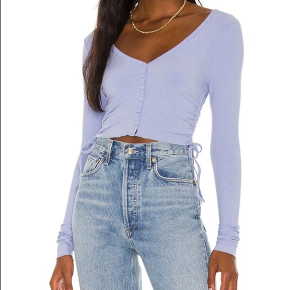 Superdown Rylee Ruched Top (Never Worn)